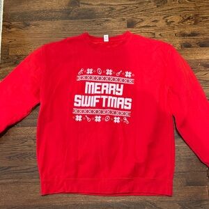 Red 'Merry Swiftmas' Sweater